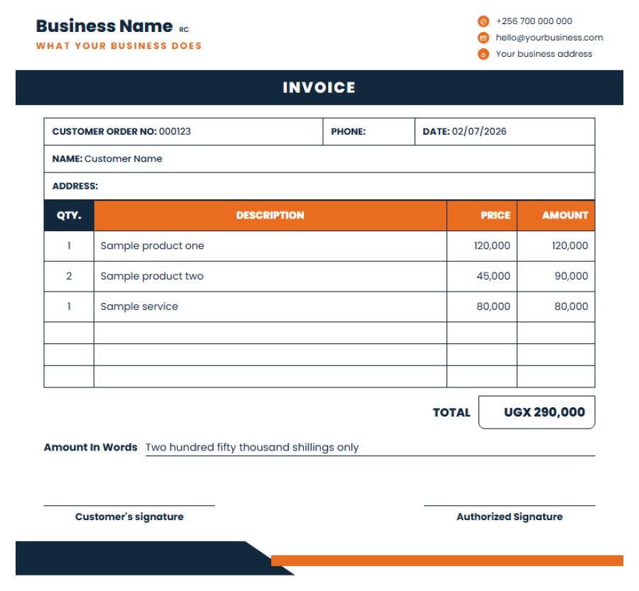 Resco Invoice